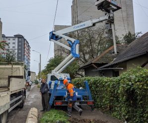Заміна аварійної опори по вул. Г. Дорошенка
