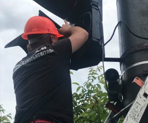 Здійснена заміна лампи зеленого світла транспортного світлофора СО на перехресті вулиць Галицька – Горбачевського