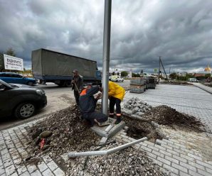 Відновлення кабельної лінії та монтаж світильників по вул. Надрічна