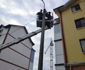 Заміна ламп та обслуговування МЗО на вул. Чорновола, вул. Пасічна, вул. Об’їздова в м. Івано-Франківськ