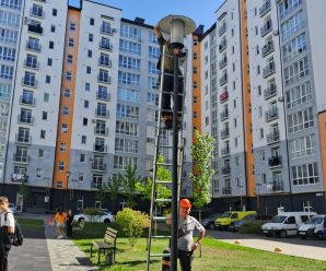 Планові та аварійні роботи з обслуговування освітлення на вулицях Січових стрільців, Шевченка, Коновальця, Івасюка, Стуса