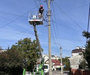Планові та аварійні роботи з обслуговування освітлення на вулицях Чорновола, Крихівецька, Тисменицька, Бельведерська